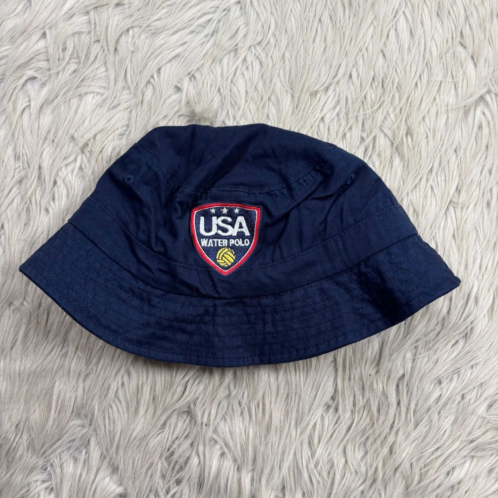 Apollo Women's OS Navy Twill USA Water Polo Bucket Hat